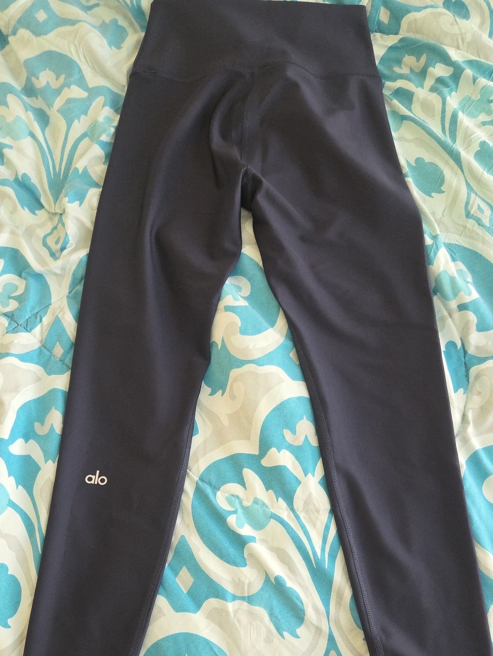 ALO Yoga Kids Black High-Rise Leggings